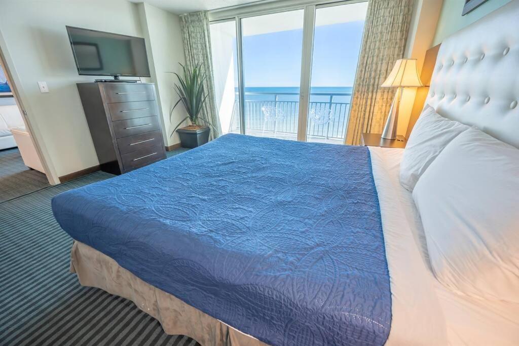 Вилла 7Th Floor! Modern Building, Direct Oceanfront View Миртл-Бич Экстерьер фото