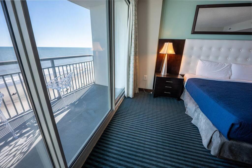 Вилла 7Th Floor! Modern Building, Direct Oceanfront View Миртл-Бич Экстерьер фото