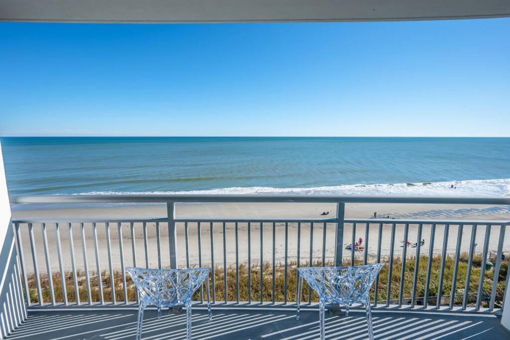 Вилла 7Th Floor! Modern Building, Direct Oceanfront View Миртл-Бич Экстерьер фото