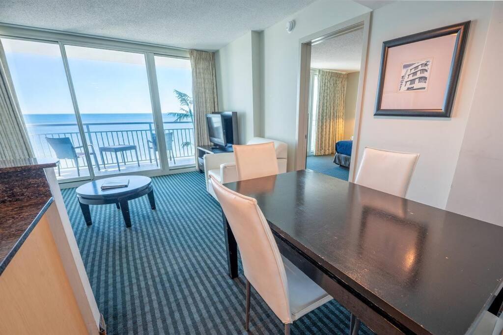Вилла 7Th Floor! Modern Building, Direct Oceanfront View Миртл-Бич Экстерьер фото