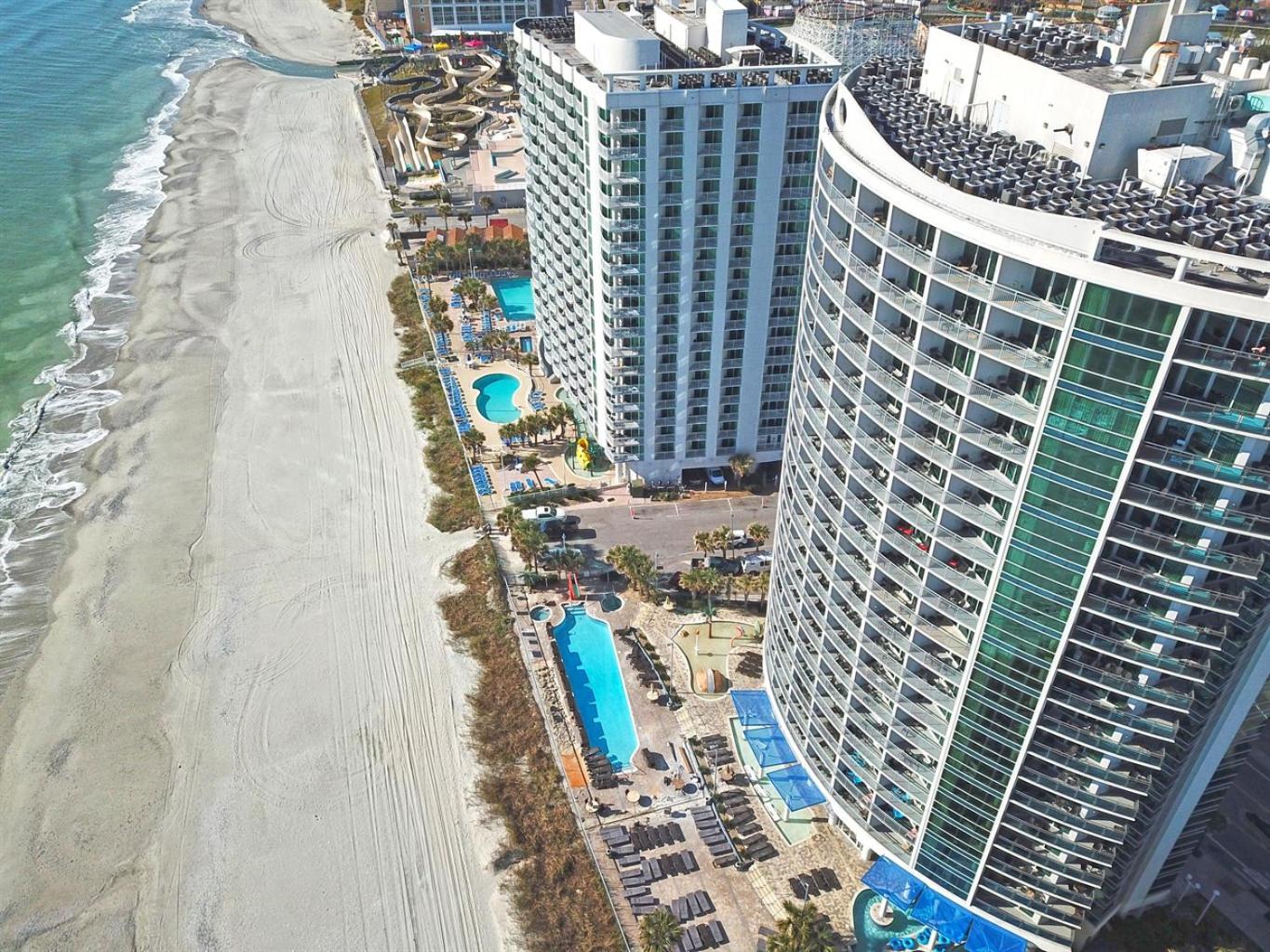Вилла 7Th Floor! Modern Building, Direct Oceanfront View Миртл-Бич Экстерьер фото
