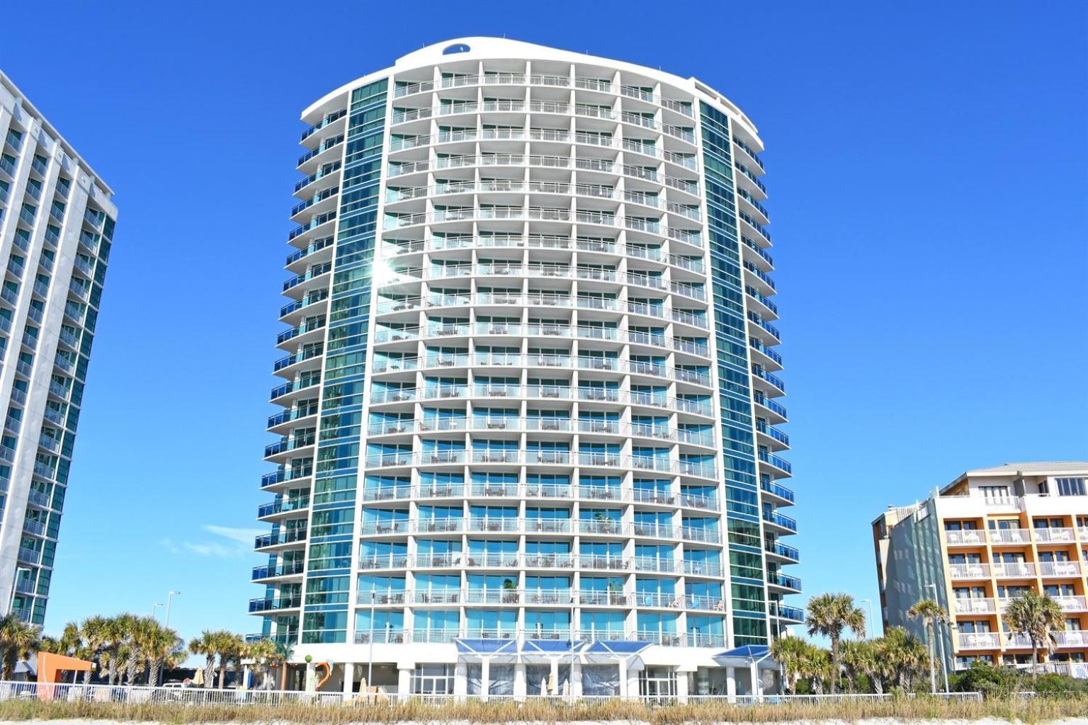 Вилла 7Th Floor! Modern Building, Direct Oceanfront View Миртл-Бич Экстерьер фото