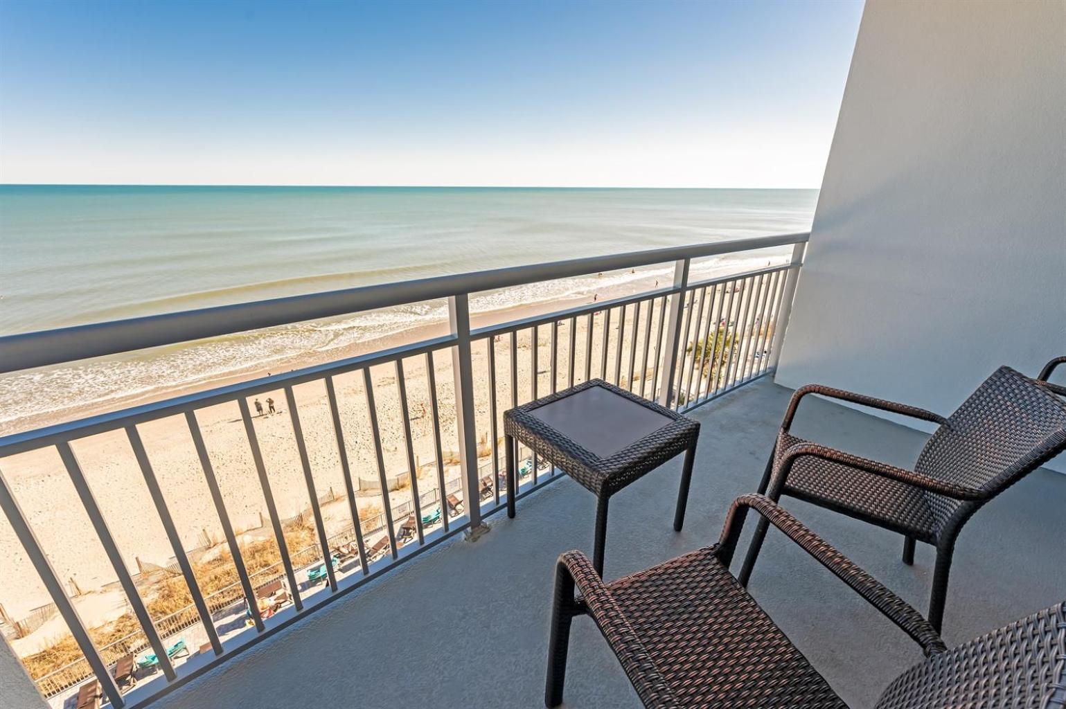 Вилла 7Th Floor! Modern Building, Direct Oceanfront View Миртл-Бич Экстерьер фото